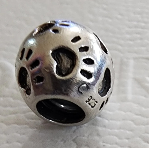 PAWS STERLING SILVER CHARM - Picture 3 of 7